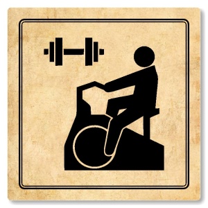 Fitness, 80x80mm, pergamen, Utah